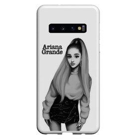 Чехол для Samsung Galaxy S10 с принтом Ariana Grande (Ариана Гранде) в Курске, Силикон | Область печати: задняя сторона чехла, без боковых панелей | Тематика изображения на принте: ariana grande | актриса | американская певица | ариана | ариана гранде | гранде | девушка | музыка | певица | песни | продюсер