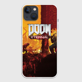 Чехол для iPhone 13 с принтом DOOM eternal 2020 в Курске,  |  | 2020 | dom | doom | eternal | fortnite | pubg | дом | дум | дуум | пабг | пубг | фортнайт