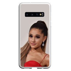 Чехол для Samsung Galaxy S10 с принтом Ariana Grande (Ариана Гранде) в Курске, Силикон | Область печати: задняя сторона чехла, без боковых панелей | Тематика изображения на принте: ariana grande | актриса | американская певица | ариана | ариана гранде | гранде | девушка | музыка | певица | песни | продюсер