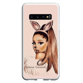 Чехол для Samsung Galaxy S10 с принтом Ariana Grande (Ариана Гранде) в Курске, Силикон | Область печати: задняя сторона чехла, без боковых панелей | Тематика изображения на принте: ariana grande | актриса | американская певица | ариана | ариана гранде | гранде | девушка | музыка | певица | песни | продюсер