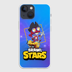 Чехол для iPhone 13 mini с принтом Brawl Stars. Carl в Курске,  |  | bo | brawl | brock | bull | colt | dynamike | elprimo | jessie | leon | moba | nita | shelly | stars | бо | брок | булл | джесси | динамайк | кольт | леон | нита | шелли | эльпримо