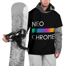 Накидка на куртку 3D с принтом NEO CHROME в Курске, 100% полиэстер |  | Тематика изображения на принте: rgb | контрастный | круг | металл | мудрость | мысль | надпись | палитра | радуга | радужный | символ | сфера | текст | фраза | цветной | яркий