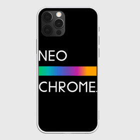 Чехол для iPhone 12 Pro Max с принтом NEO CHROME в Курске, Силикон |  | rgb | контрастный | круг | металл | мудрость | мысль | надпись | палитра | радуга | радужный | символ | сфера | текст | фраза | цветной | яркий