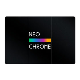 Магнитный плакат 3Х2 с принтом NEO CHROME в Курске, Полимерный материал с магнитным слоем | 6 деталей размером 9*9 см | rgb | контрастный | круг | металл | мудрость | мысль | надпись | палитра | радуга | радужный | символ | сфера | текст | фраза | цветной | яркий