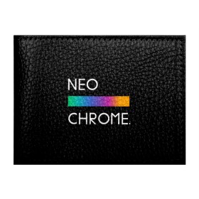 Обложка для студенческого билета с принтом NEO CHROME в Курске, натуральная кожа | Размер: 11*8 см; Печать на всей внешней стороне | Тематика изображения на принте: rgb | контрастный | круг | металл | мудрость | мысль | надпись | палитра | радуга | радужный | символ | сфера | текст | фраза | цветной | яркий