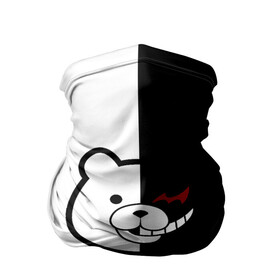 Бандана-труба 3D с принтом _Monokuma_ в Курске, 100% полиэстер, ткань с особыми свойствами — Activecool | плотность 150‒180 г/м2; хорошо тянется, но сохраняет форму | anime | character | dangan ronpa | kawai | manga | аниме | анимэ | глаз | данганронпа | двухцветная | директор | злодей | из | изображение | кавай | крутой | лицо | манга | медведь | милый | мишка | на груди | необычный | нос