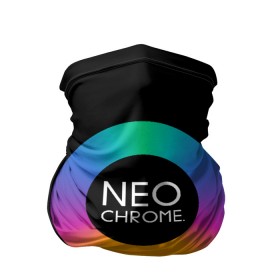 Бандана-труба 3D с принтом NEO CHROME в Курске, 100% полиэстер, ткань с особыми свойствами — Activecool | плотность 150‒180 г/м2; хорошо тянется, но сохраняет форму | контрастный | металл | радуга | радужный | цветной | яркий