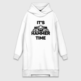 Платье-худи хлопок с принтом Its hammer time в Курске,  |  | hammer time | lewis hamilton | льюис хэмильтон