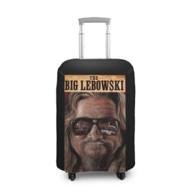 Чехол для чемодана 3D с принтом The Big Lebowski в Курске, 86% полиэфир, 14% спандекс | двустороннее нанесение принта, прорези для ручек и колес | big | lebowski | the | большой | кинофильм | лебовски