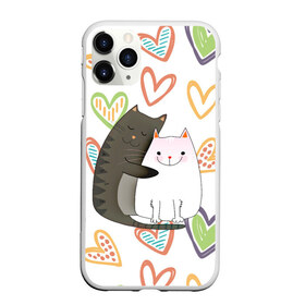 Чехол для iPhone 11 Pro матовый с принтом Сладкая парочка в Курске, Силикон |  | Тематика изображения на принте: 14 февраля | 8 марта | валентинов день | верность | влюбленность | влюбленные | вместе навсегда | двое | девичник | девушке | кот | коты | кошка | кошки | любимая | любимый | люблю | люблю тебя | мы с то
