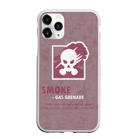 Чехол для iPhone 11 Pro матовый с принтом Smoke (R6s) в Курске, Силикон |  | art | game | logo | rainbow | shooter | siege | six | smoke | ubisoft | арт | газ | игра | игры | компьютерные | лого | оперативник | осада | персонаж | радуга 6 | следж | слэдж | смоук | шутер