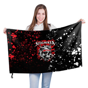 Флаг 3D с принтом Stigmata | Стигмата (Z) в Курске, 100% полиэстер | плотность ткани — 95 г/м2, размер — 67 х 109 см. Принт наносится с одной стороны | music | rock | stigmata | альтернатива | музыка | рок | стигмата | тарас уманскии
