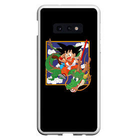 Чехол для Samsung S10E с принтом Dragon Ball в Курске, Силикон | Область печати: задняя сторона чехла, без боковых панелей | anime | dragon | dragon ball | goku | japan | аниме | гоку | дракон | мультфильм | япония