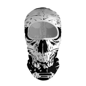 Балаклава 3D с принтом Череп в Курске, 100% полиэстер, ткань с особыми свойствами — Activecool | плотность 150–180 г/м2; хорошо тянется, но при этом сохраняет форму. Закрывает шею, вокруг отверстия для глаз кайма. Единый размер | Тематика изображения на принте: art | skeleton | skull | арт | скелет | череп