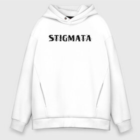 Мужское худи Oversize хлопок с принтом Stigmata в Курске, френч-терри — 70% хлопок, 30% полиэстер. Мягкий теплый начес внутри —100% хлопок | боковые карманы, эластичные манжеты и нижняя кромка, капюшон на магнитной кнопке | Тематика изображения на принте: music | rock | stigmata | альтернатива | музыка | рок | стигмата | тарас уманскии