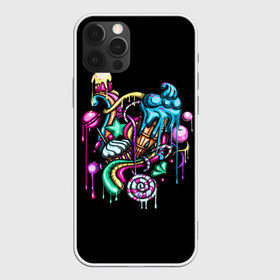 Чехол для iPhone 12 Pro Max с принтом Сладкий принт в Курске, Силикон |  | граффити | дизайн | конфеты | красивый | красочный | крутая футболка | молодежный | мороженное | мультик | мультяшный | реп | розовый | сладкий | сладкое | стильный | хип хоп | цветной | яркий