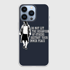 Чехол для iPhone 13 Pro с принтом The Big Lebowski в Курске,  |  | Тематика изображения на принте: dude | film | бриджес | герой | джефф | джеффри | дюдя | комедия | лебовски | персонаж | фильм | чувак