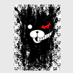 Скетчбук с принтом MONOKUMA в Курске, 100% бумага
 | 48 листов, плотность листов — 100 г/м2, плотность картонной обложки — 250 г/м2. Листы скреплены сверху удобной пружинной спиралью | Тематика изображения на принте: anime | bear | black  white | danganronpa | kurokuma | monodam | monokuma | monomi | monotaro | pink | rabbit | school | shirokuma | аниме | главарь | мoноми | монокума | черно белый | школа