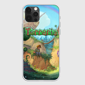 Чехол для iPhone 12 Pro Max с принтом Terraria в Курске, Силикон |  | Тематика изображения на принте: minecraft | terraria | инди игры | майнкрафт | террария