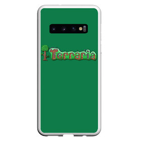 Чехол для Samsung Galaxy S10 с принтом Terraria в Курске, Силикон | Область печати: задняя сторона чехла, без боковых панелей | 8 | bit | boss | bosses | game | lord | minecraft | moon | pixel | terraria | the | игра | майнкрафт | пиксели | пиксель | тераррия