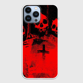 Чехол для iPhone 13 Pro Max с принтом Анархия в Курске,  |  | Тематика изображения на принте: 666 | анархия | зло | крест | тьма | черепа
