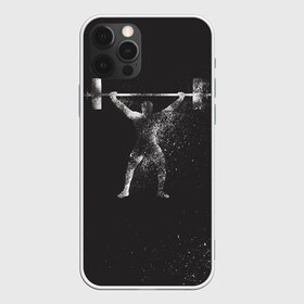 Чехол для iPhone 12 Pro Max с принтом Атлет в Курске, Силикон |  | Тематика изображения на принте: lifting | wheight lifting | wheightlifting | тяжелая атлетика | штанга | штангист