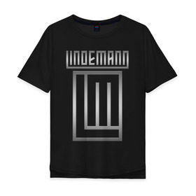 Мужская футболка хлопок Oversize с принтом LINDEMANN в Курске, 100% хлопок | свободный крой, круглый ворот, “спинка” длиннее передней части | Тематика изображения на принте: lindemann | lm | rock | кристиан лоренц | линдеманн | лм | музыка | рок | тилль линдеманн