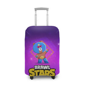 Чехол для чемодана 3D с принтом Brawl Stars. El Brown в Курске, 86% полиэфир, 14% спандекс | двустороннее нанесение принта, прорези для ручек и колес | bo | brawl | brock | bull | colt | dynamike | elprimo | jessie | leon | moba | nita | shelly | stars | бо | брок | булл | джесси | динамайк | кольт | леон | нита | шелли | эльпримо