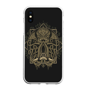 Чехол для iPhone XS Max матовый с принтом Cthulhu в Курске, Силикон | Область печати: задняя сторона чехла, без боковых панелей | call of cthulhu | cthulhu | lovecraft | valaybalalay | валайбалалай | зов | ктулху | лавкрафт | мистика | монстры | ужасы | фэнтези | хоррор