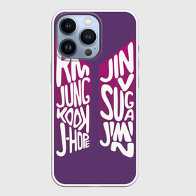 Чехол для iPhone 13 Pro с принтом BTS в Курске,  |  | Тематика изображения на принте: bangtan | bighit | boy | fake love | j hope | jimin | jin | jungkook | korea | kpop | live | luv | mic drop | rm | suga | v | with | бтс | кей | поп