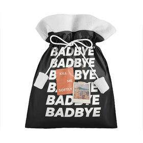 Подарочный 3D мешок с принтом Badbye в Курске, 100% полиэстер | Размер: 29*39 см | bangtan | bighit | boy | fake love | j hope | jimin | jin | jungkook | korea | kpop | live | luv | mic drop | rm | suga | v | with | бтс | кей | поп