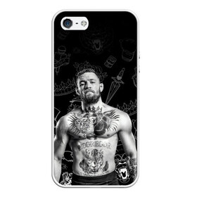 Чехол для iPhone 5/5S матовый с принтом CONOR McGREGOR в Курске, Силикон | Область печати: задняя сторона чехла, без боковых панелей | conor | conor mcgregor | ssru | ufs | бокс | дональд серроне | ирландский боец | конор | конор макгрегор | конор макгрегор vs дональд серроне | макгрегор | профессиональный бокс | смешанные бои