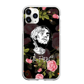 Чехол для iPhone 11 Pro Max матовый с принтом LIL PEEP ROSES в Курске, Силикон |  | Тематика изображения на принте: lil peep | lil prince | pink | зарубежная музыка | лил пип | маленький принц