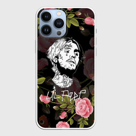 Чехол для iPhone 13 Pro Max с принтом LIL PEEP ROSES | ЛИЛ ПИП в Курске,  |  | Тематика изображения на принте: lil peep | lil prince | pink | зарубежная музыка | лил пип | маленький принц