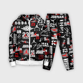 Детский костюм 3D с принтом MICHAEL JORDAN LOGOBOMBING в Курске,  |  | 23 | bulls | chicago bulls | jordan | logo | michael jordan | nba | paris saint germain | psg | red | sport | быки | джордан | лого | майкл джордан | псж | спорт | чикаго буллс