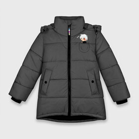 Зимняя куртка для девочек 3D с принтом Токийский гуль в Курске, ткань верха — 100% полиэстер; подклад — 100% полиэстер, утеплитель — 100% полиэстер. | длина ниже бедра, удлиненная спинка, воротник стойка и отстегивающийся капюшон. Есть боковые карманы с листочкой на кнопках, утяжки по низу изделия и внутренний карман на молнии. 

Предусмотрены светоотражающий принт на спинке, радужный светоотражающий элемент на пуллере молнии и на резинке для утяжки. | ccg | cover | ghoul | jack | kaneki | kureo | mado | tokyo | touka | unravel | гуль | канеки кен | куинкс | сёдзё | сова | токийский | ужасы | хайсе сасаки