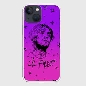 Чехол для iPhone 13 mini с принтом LIL PEEP. в Курске,  |  | lil peep | lil prince | pink | зарубежная музыка | зарубежный рэп | лил пип | маленький принц