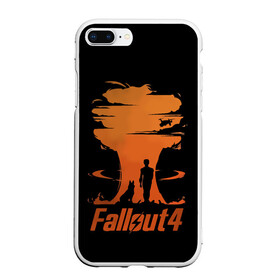 Чехол для iPhone 7Plus/8 Plus матовый с принтом Fallout 4 в Курске, Силикон | Область печати: задняя сторона чехла, без боковых панелей | art | dog | drone | explosion | fallout | fallout 4 | game | man | арт | взрыв | дрон | игра | собака | фоллаут | фоллаут 4 | человек