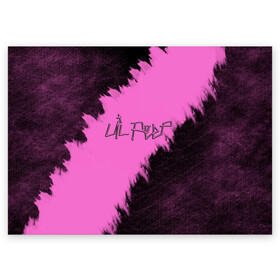 Поздравительная открытка с принтом LIL PEEP в Курске, 100% бумага | плотность бумаги 280 г/м2, матовая, на обратной стороне линовка и место для марки
 | 3d | lil peep | исполнитель | лил | лого | логотип | музыка | надпись | певец | пип | реп