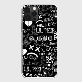 Чехол для iPhone 12 Pro Max с принтом LIL PEEP LOGOBOMBING в Курске, Силикон |  | lil peep | lil prince | pink | зарубежная музыка | лил пип | маленький принц