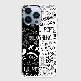 Чехол для iPhone 13 Pro с принтом LIL PEEP LOGOBOMBING | ЛИЛ ПИП в Курске,  |  | lil peep | lil prince | pink | зарубежная музыка | лил пип | маленький принц