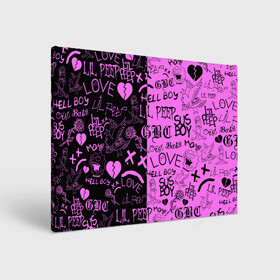 Холст прямоугольный с принтом LIL PEEP LOGOBOMBING BLACK PINK в Курске, 100% ПВХ |  | Тематика изображения на принте: lil peep | lil prince | pink | зарубежная музыка | лил пип | маленький принц