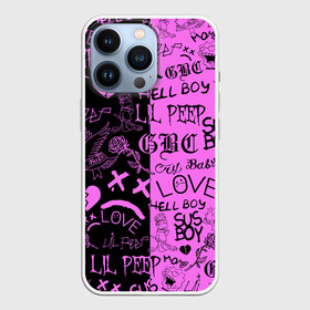 Чехол для iPhone 13 Pro с принтом LIL PEEP LOGOBOMBING BLACK PINK в Курске,  |  | Тематика изображения на принте: lil peep | lil prince | pink | зарубежная музыка | лил пип | маленький принц
