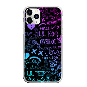 Чехол для iPhone 11 Pro матовый с принтом LIL PEEP LOGOBOMBING в Курске, Силикон |  | lil peep | lil prince | pink | зарубежная музыка | лил пип | маленький принц