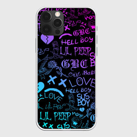 Чехол для iPhone 12 Pro Max с принтом LIL PEEP LOGOBOMBING в Курске, Силикон |  | Тематика изображения на принте: lil peep | lil prince | pink | зарубежная музыка | лил пип | маленький принц