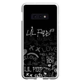 Чехол для Samsung S10E с принтом LIL PEEP ЛИЛ ПИП в Курске, Силикон | Область печати: задняя сторона чехла, без боковых панелей | cry dead smile | crybaby | lil peep | lil prince | pink | зарубежная музыка | лил пип | маленький принц