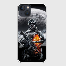 Чехол для iPhone 13 с принтом Battlefield в Курске,  |  | battlefield | ea digital illusions ce | special forces | батлфилд | поле боя | шутер