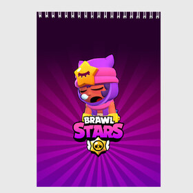 Скетчбук с принтом brawl stars sandy в Курске, 100% бумага
 | 48 листов, плотность листов — 100 г/м2, плотность картонной обложки — 250 г/м2. Листы скреплены сверху удобной пружинной спиралью | brawl stars | brawl stars sandy | legendary brawler | leon | leon shark | sandy | shark | stars | акула | бравл стар сэнди | леон акула | сенди | сэнди