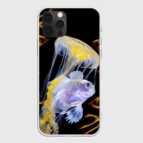 Чехол для iPhone 12 Pro Max с принтом медуза в Курске, Силикон |  | fish | sea | водоросли | майки с морем | майки с прикольными рыбками | майки с рыбками | медуза | море | морская рыба | морские картинки | морские фото | прикольные рыбки | рыба | рыбка | рыбки