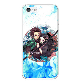 Чехол для iPhone 5/5S матовый с принтом KIMETSU NO YAIBA в Курске, Силикон | Область печати: задняя сторона чехла, без боковых панелей | demon slayer | demon slayer: kimetsu no yaiba | kimetsu | kimetsu no yaiba | nezuko | slayer | tanjiro | клинок рассекающий демонов | незуко | танджиро | шинобу кочо